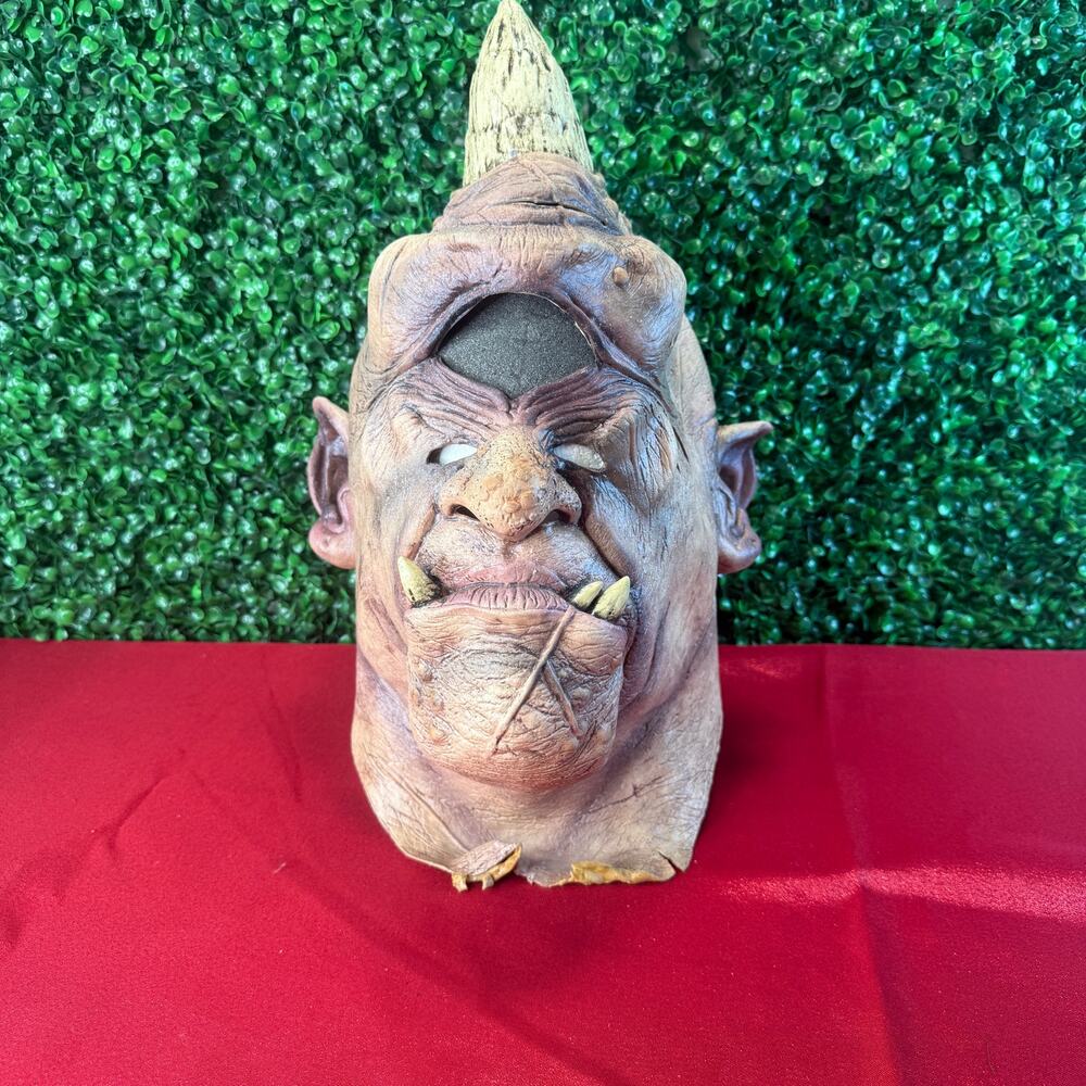 Ghoulish Productions Mask Cyclops Latex Official Halloween Adult Costume Rare